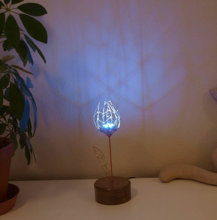 Парень подарил жене механический цветок, который расцветает при касании Парень подарил жене механический цветок, который расцветает при касании мужское хобби