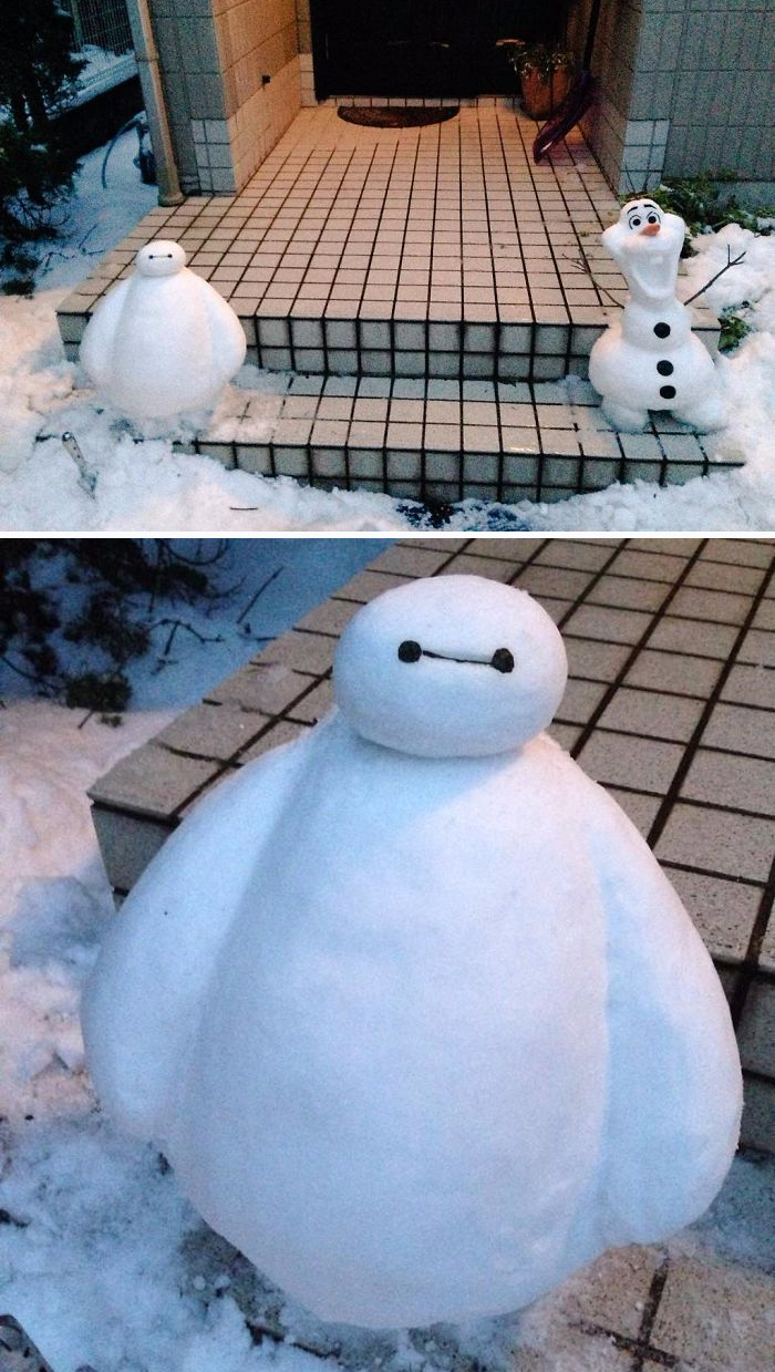 Необычные Снеговики