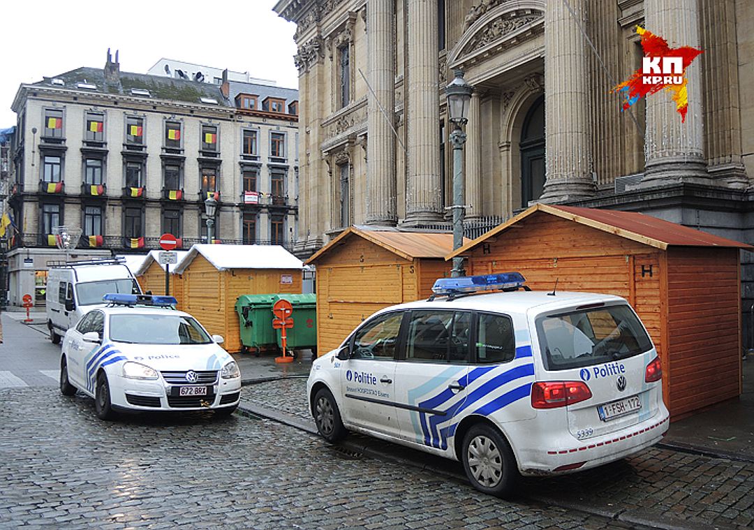 Все церкви Брюсселя находятся под круглосуточной охраной полицейских. Фото: Дарья АСЛАМОВА