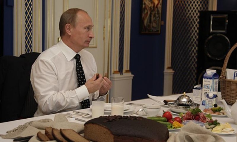 Путин часто ест в русских трактирах еда глав государств, президенты, россия, ужин с президентом, фото