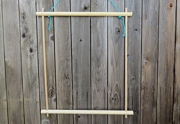 Плетеный гамак для дачи или балкона Плетеный гамак для дачи или балкона очумелые ручки