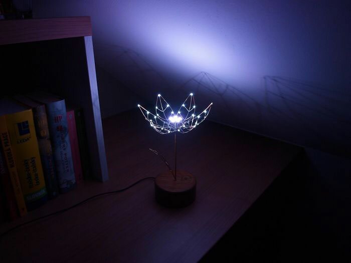 Парень подарил жене механический цветок, который расцветает при касании Парень подарил жене механический цветок, который расцветает при касании мужское хобби