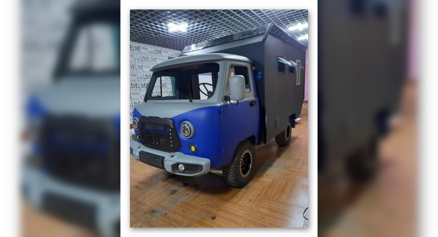 В Монголии УАЗик превратили в крутой кемпер