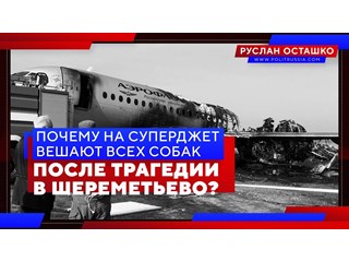 Почему на Суперджет вешают всех собак после трагедии в Шереметьево