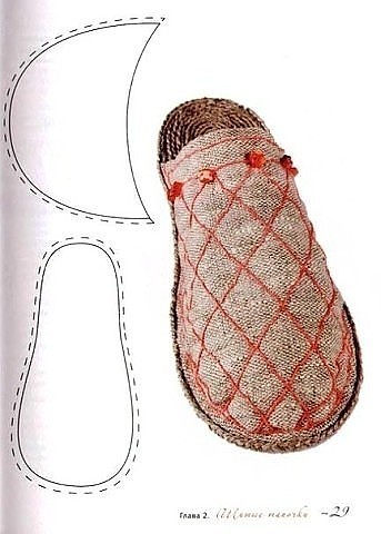 Тапочки своими руками+Выкройки