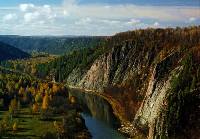 Красоты России. Реки и озера Южного Урала.