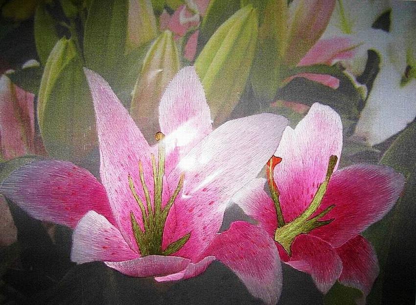 Вышивка шелком по шелку - жемчужина восточного искусства Вышивка шелком по шелку - жемчужина восточного искусства вышивка