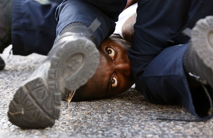 Protestor's Eyes By Jonathan Bachman (1st In General Color Category)