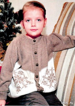Вяжем кардиган девочке спицами девочке 8 лет