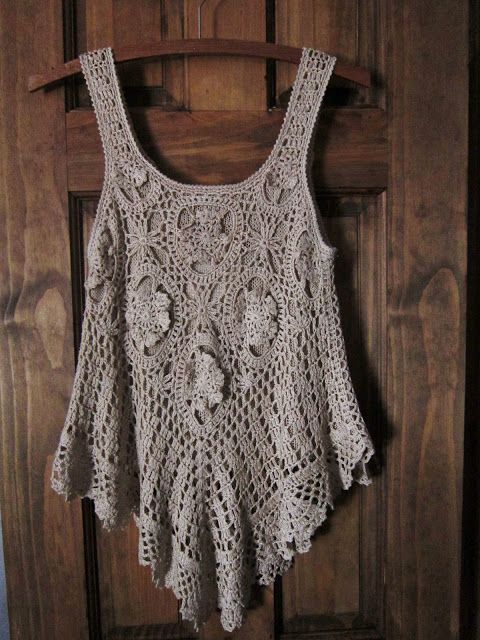 Bohemian Pages: The Little Crochet Top a whole page of crocheted tops - no patterns, just inspirations: 