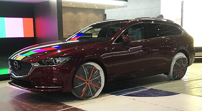 Опубликованы первые живые фото универсала Mazda6 2019