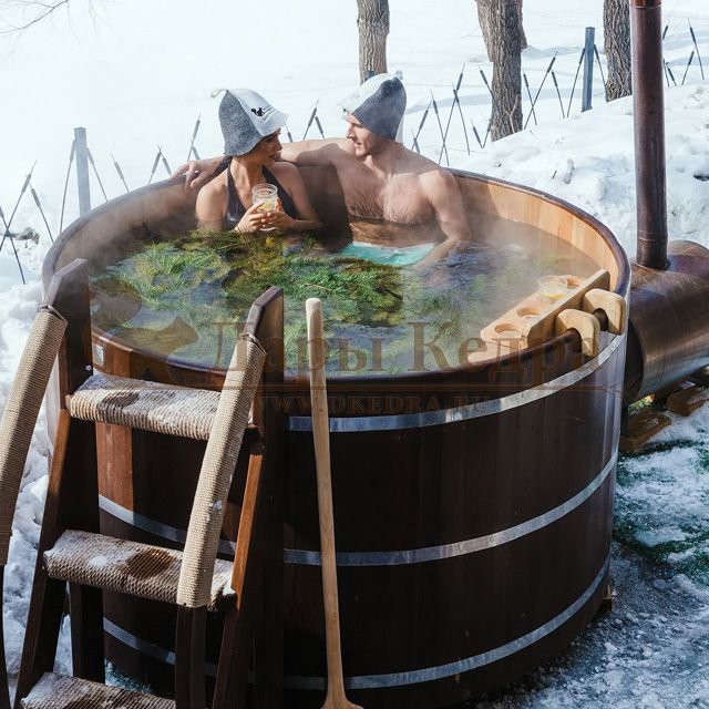 Всесезонная купель во дворе: чан, ванна, джакузи 