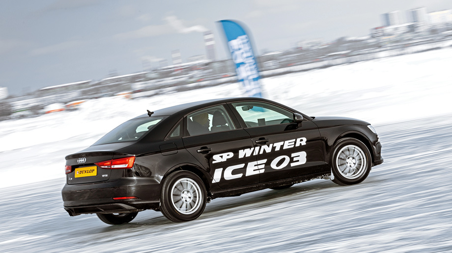 Царапаем лёд шипованными шинами Dunlop SP Winter Ice 03 авто и мото,автомобили,машины