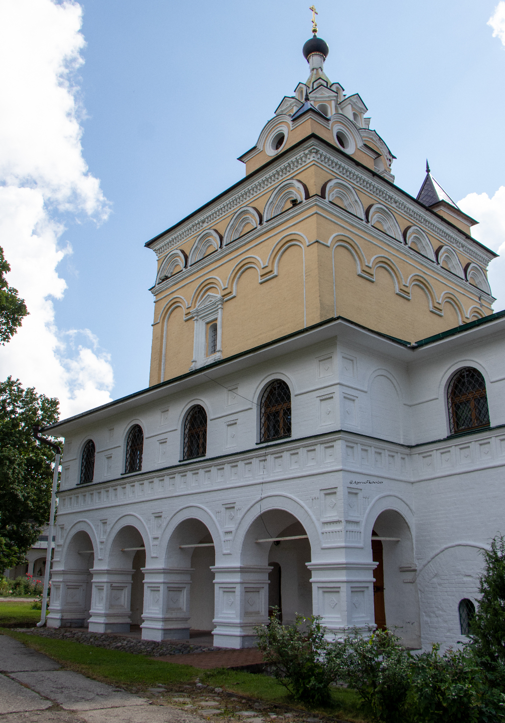 Город Киржач. Типографский мост - самый длинный  в России. 