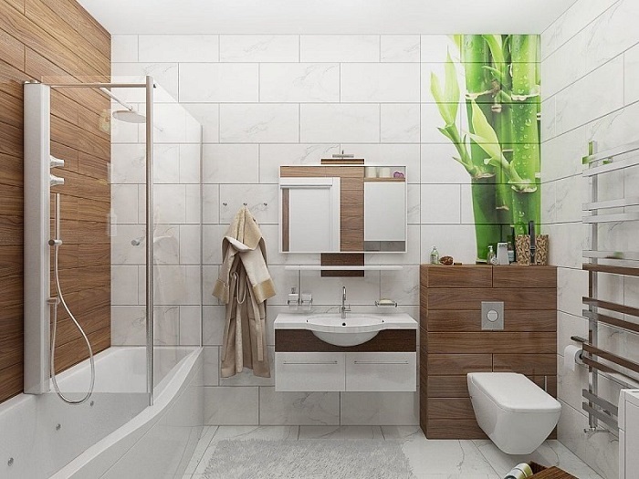 Ванная комната должна быть светлой и просторной. / Фото: bestroof.ru