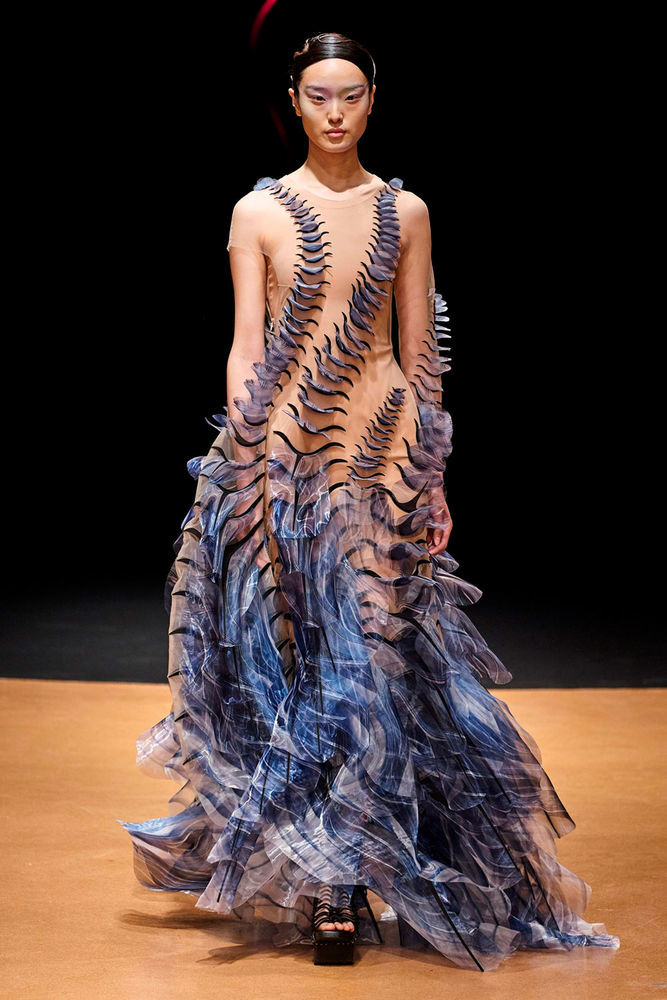 Сенсорные моря — новая коллекция от Iris van Herpen 2020 iris van herpen,дизайнеры,коллекции,мода,мода и красота