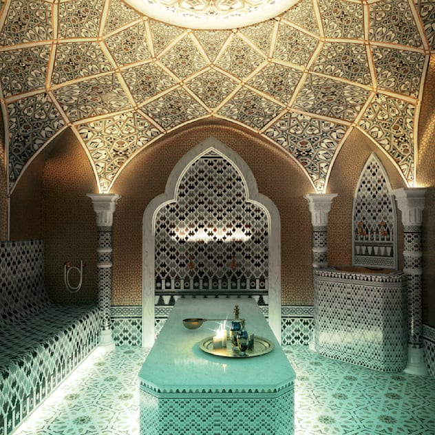 Хамам: Спа, бани, сауны в . Автор – Defacto studio
