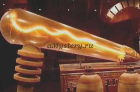 Реконструкция древнеегипетского прибора электрического освещения, фото