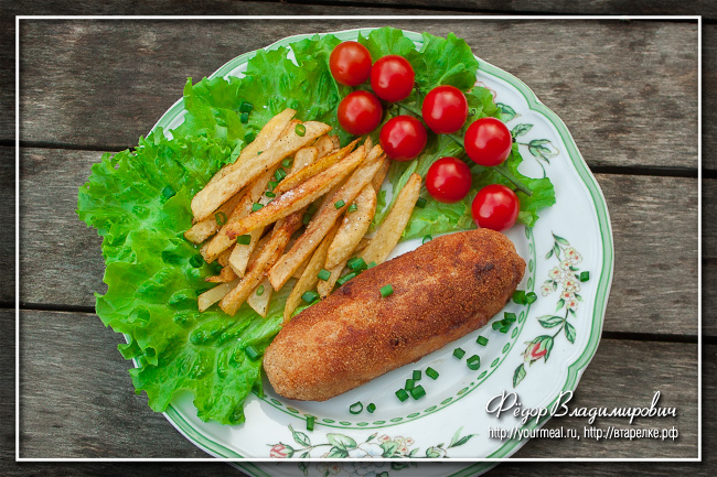 Котлета «Арбатская» котлеты,кулинария,мясные блюда