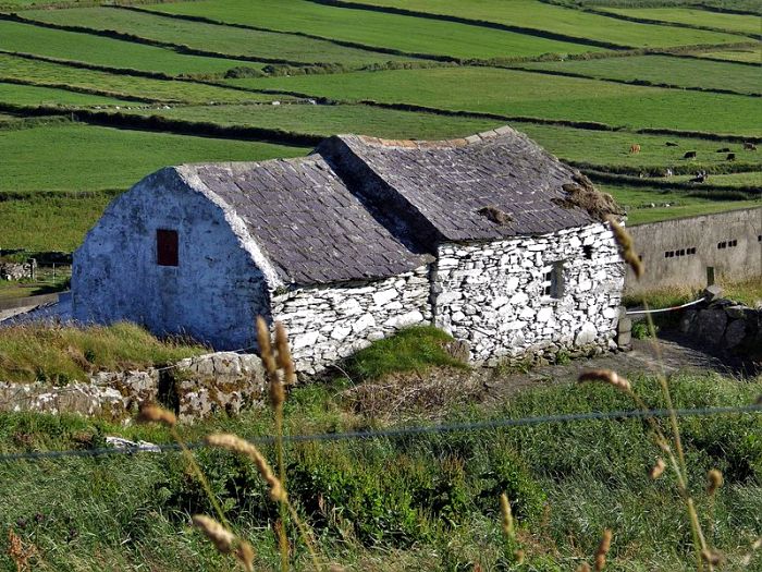 Ирландский каменный дом, 19 век. /Фото: wikipedia.org