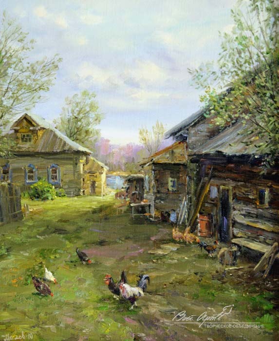 Родина моя. Художник Малов Сергей Анатольевич живопись