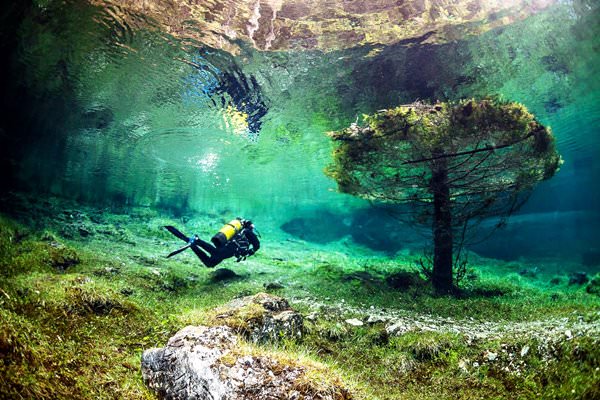 Подводный парк «Грюнер Зее», Австрия