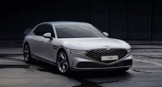 Первые фото флагманского седана Genesis нового поколения появились в сети Автомобили