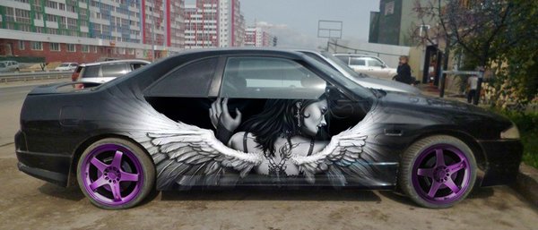 Искусство аэрографии Искусство аэрографии авто,автомобили,автомобиль,история,машины,тюнинг