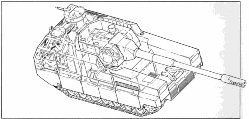 Концепт-проект артиллерийского комплекса AFAS/M1 – FARV/M1  оружие