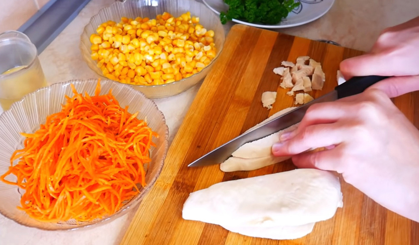 Салат «Дамский каприз» кулинария,салаты