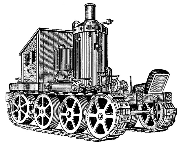 ...а Фёдора БЛИНОВА - за первый гусеничный трактор, запатентованный им в 1879 году