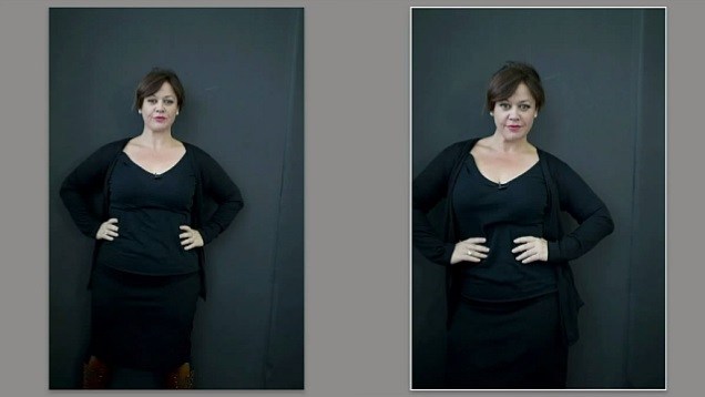 женщина на фотографии