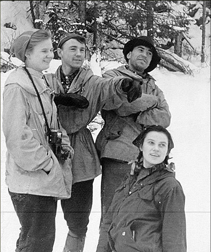 Фото группы дятлова в походе 1959 все