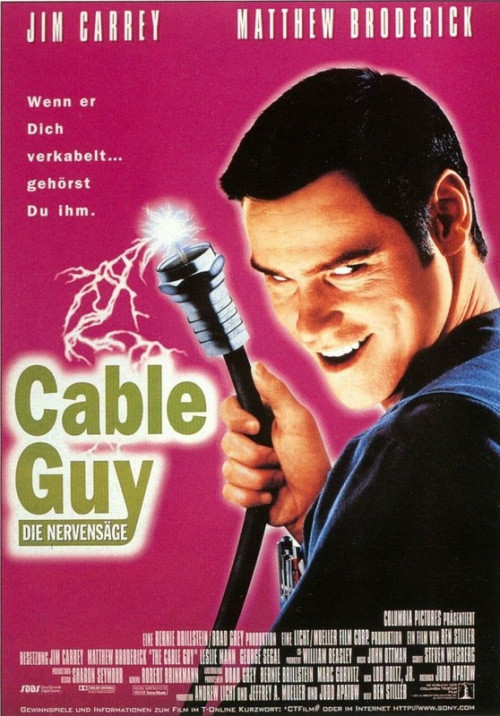 Кабельщик / The Cable Guy, 1996 70-80 года, комедии, на выходные, подборка