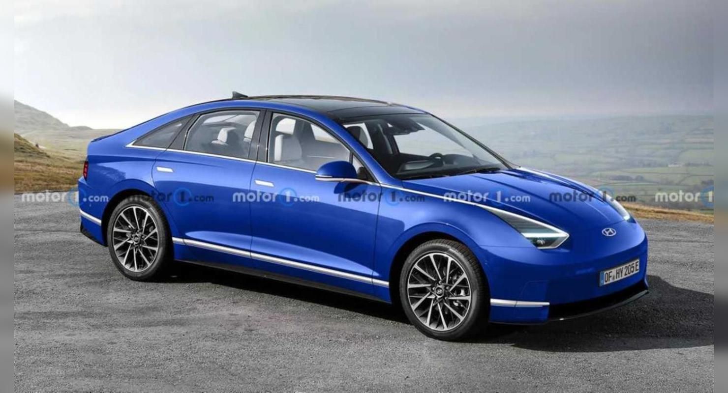 В Сети появились первые изображения электрокара Hyundai Ioniq 6