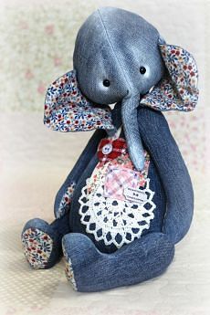 Прикольные игрушки получились из старых джинсов. Что только не придумали рукодельницы! handmake,поделки своими руками