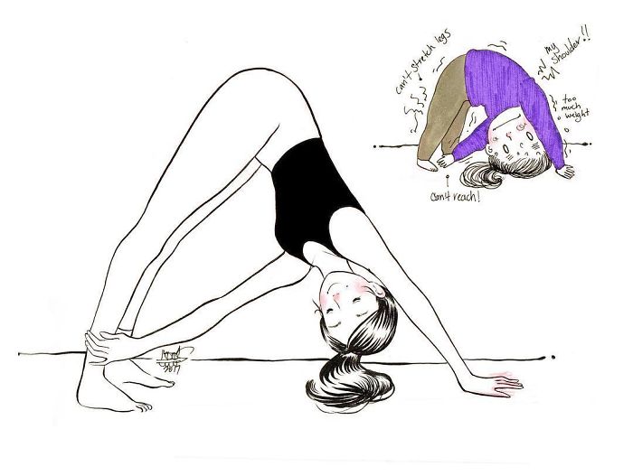 Downward Dog Variation