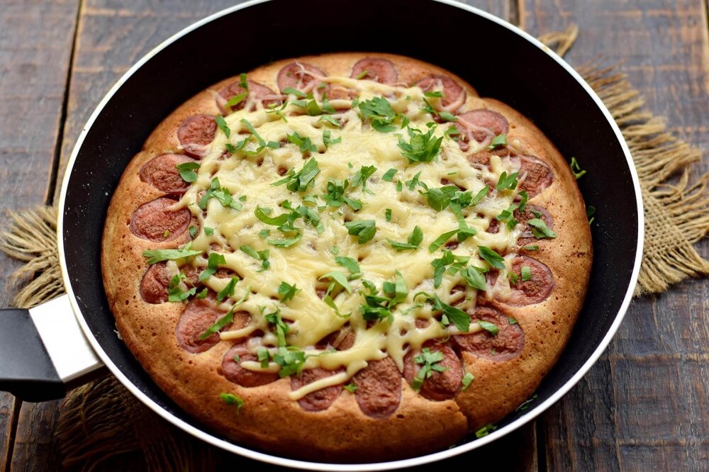 Оригинальная закуска из кефира и сосисок Оригинальная закуска из кефира и сосисок Лайфхаки