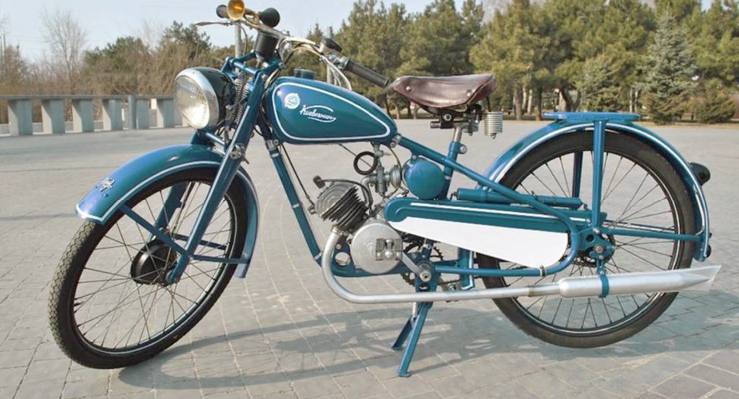 Каким был первый лёгкий мотоцикл Киевского завода К1 Киевлянин Мото