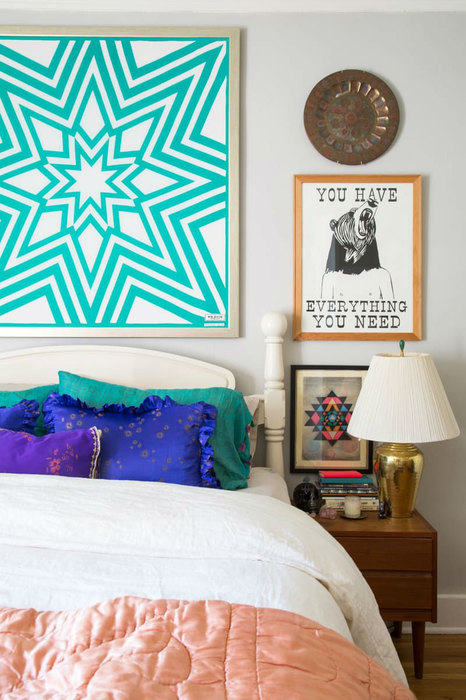 Узоры, которые помогут проснуться оформление,спальная комна,узоры в интерьере