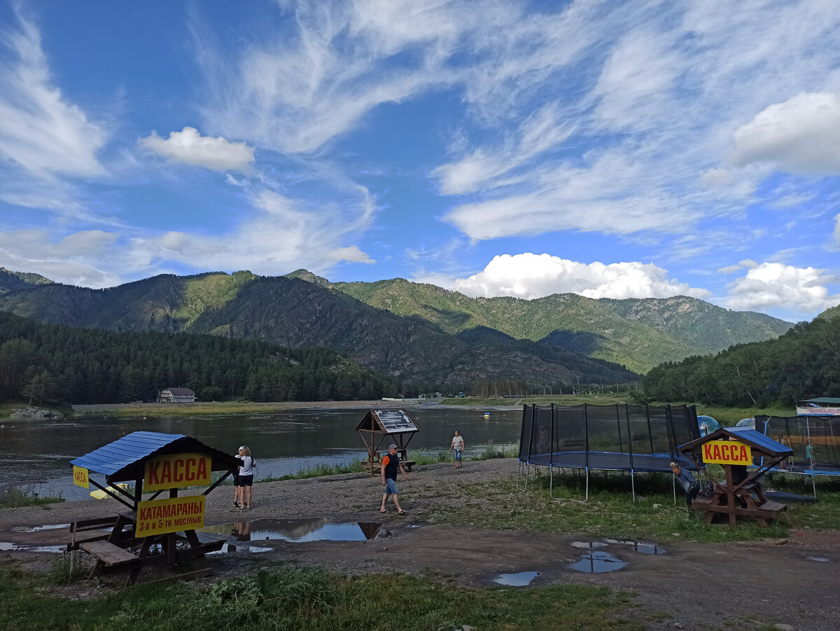Чемальская ГЭС горный Алтай