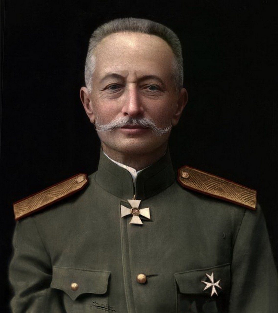 Гибель польского генерала. Портрет Генерала Брусилова.