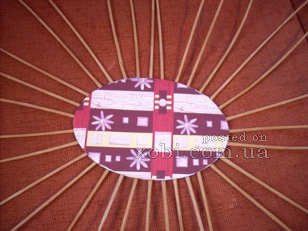 Плетение крышки для корзинки с картонным дном