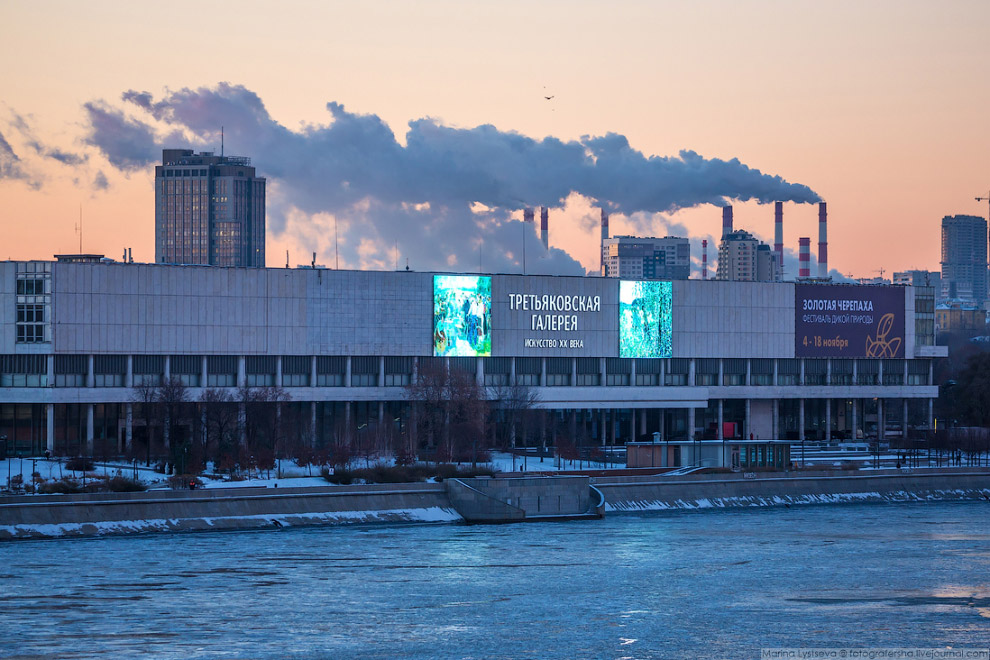 Прогулка по ледяной Москве