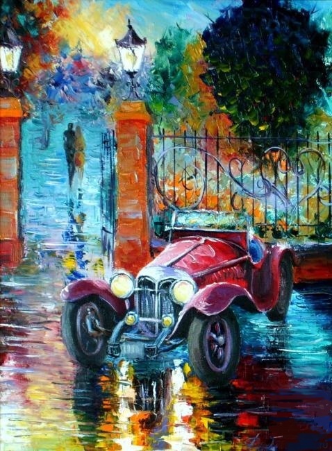 Отражение города. Живопись Романа Федосенко Отражение города. Живопись Романа Федосенко город