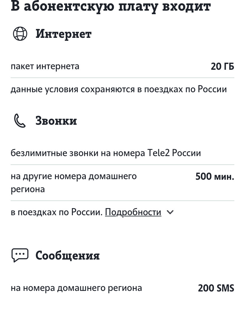 Теле2 и МТС сделали выгодные тарифы за 250 рублей (20 Гб, 500 мин, 200 смс). Есть ли подвох?