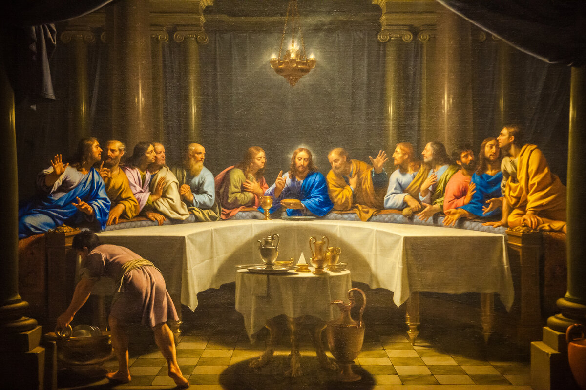 Тайная Вечеря Иисуса Христа и учеников | Фото взято с Яндекс картинок