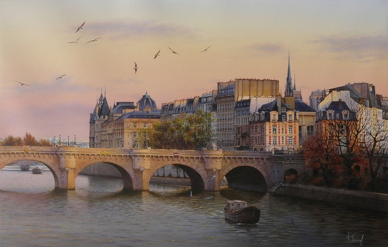 Парижские акварели Thierry DUVAL