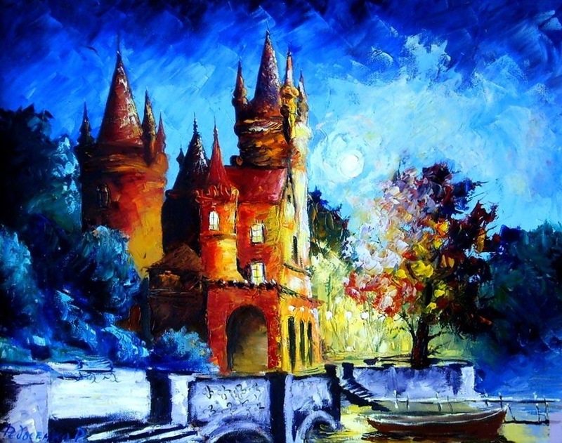 Отражение города. Живопись Романа Федосенко Отражение города. Живопись Романа Федосенко город