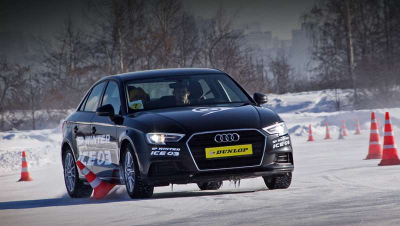 Царапаем лёд шипованными шинами Dunlop SP Winter Ice 03